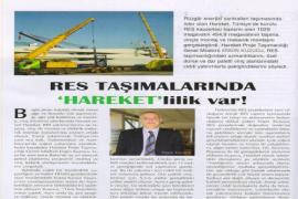 RES Taşımalarında “HAREKET”lilik Var